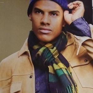 Cashmink plaid scarf